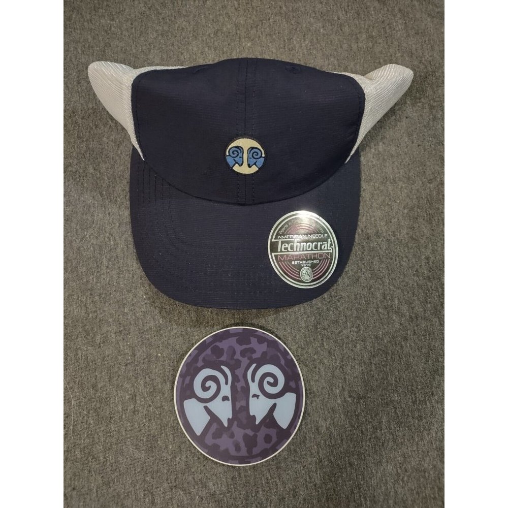 Renwick Performance Mesh Hat R3001 Navy With Ram Sticker Fall 2023 Bonus - Picture 4 of 4